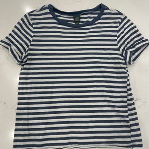 wild fable blue striped shirt s